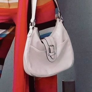 Croft and Barrow white shoulder bag
